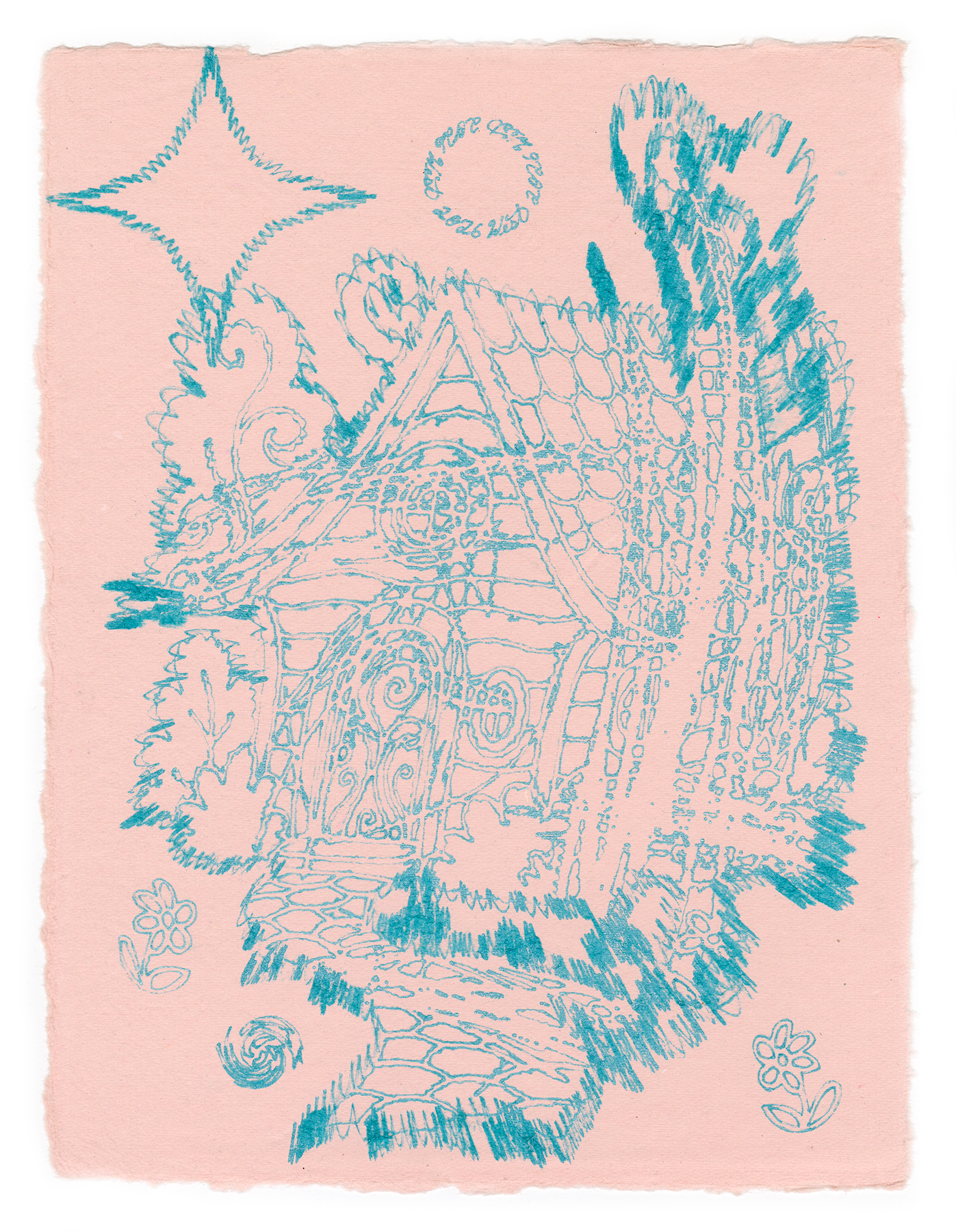 Scribble House Warped